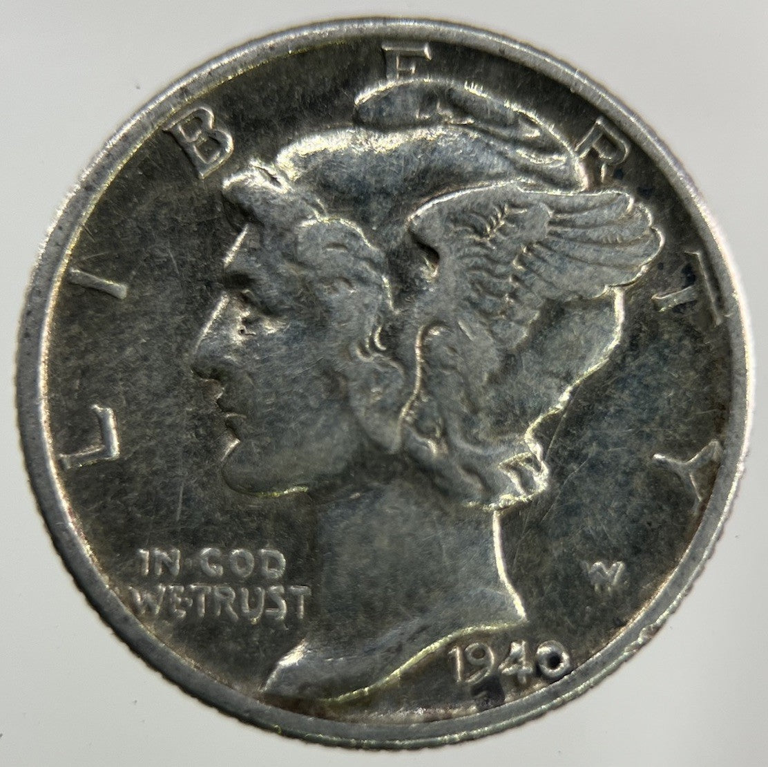 1940 US USA Mercury Dime Silver Coin | Fine Collectable Grade