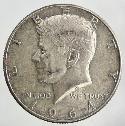1964 US USA Kennedy Half Dollar Silver Coin | Very High Grade