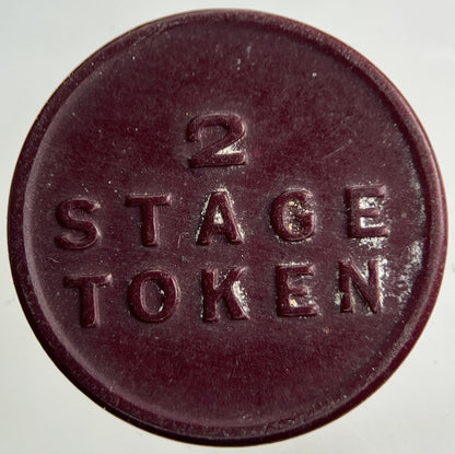 British Glasgow Tramways 2 Stage Token Coin | Collectable Grade