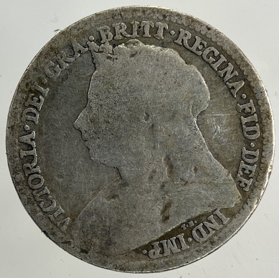 1896 Victoria Threepence Silver Coin | Collectable Grade