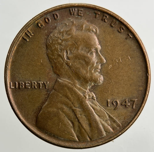 1947 US USA Lincoln One Cent Coin | Very High Grade