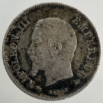 1854 France 20 Centimes Silver Coin | Fine Collectable Grade