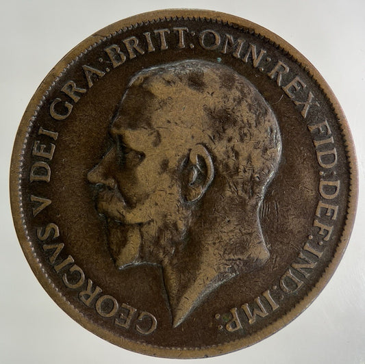 1911 George V One Penny Coin | Fine Collectable Grade