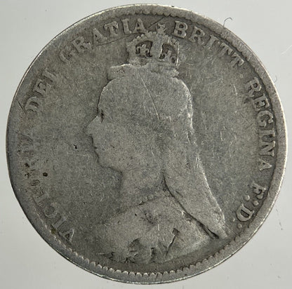 1887 Victoria Threepence Silver Coin | Fair Grade