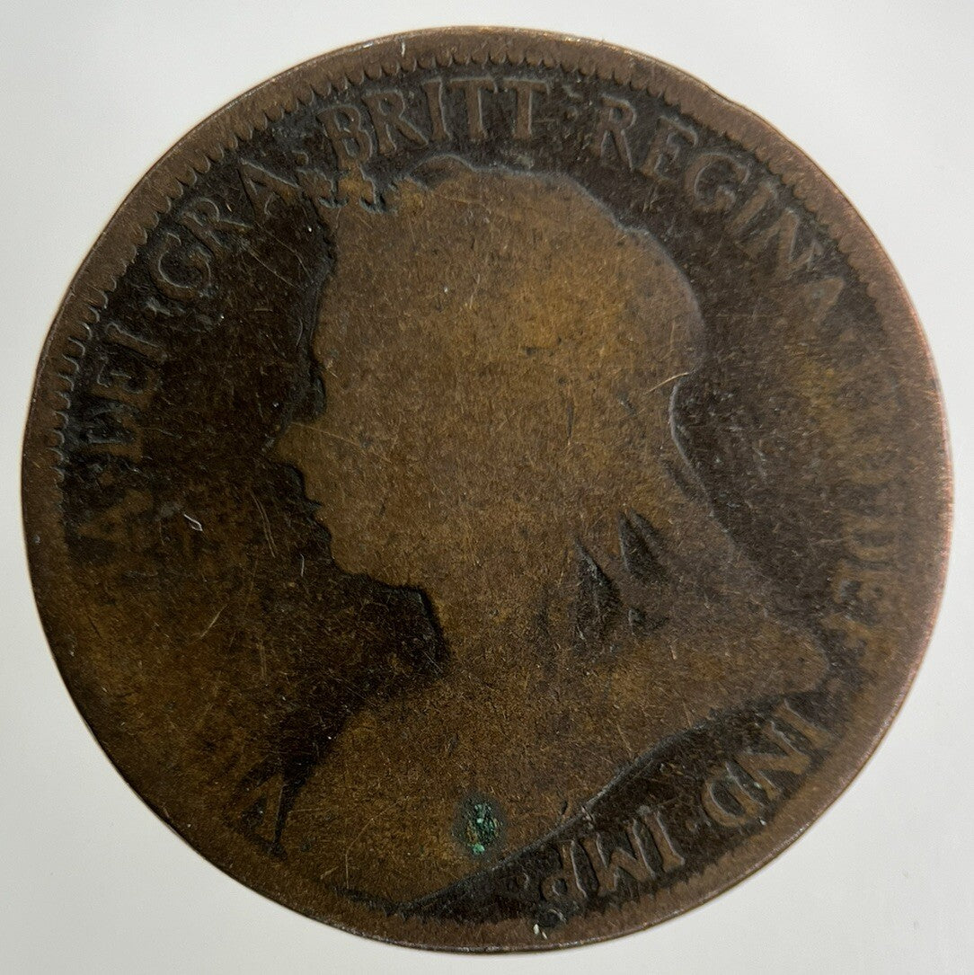 1896 Victoria Half - Penny Coin | Collectable Grade