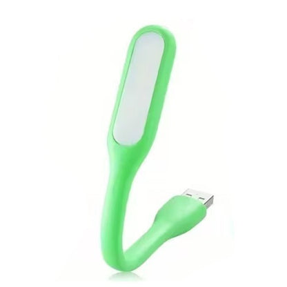 Green Travel USB LED Bending Torch Flash - Light Night Reading Light UK Stock