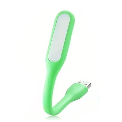 Green Travel USB LED Bending Torch Flash - Light Night Reading Light UK Stock
