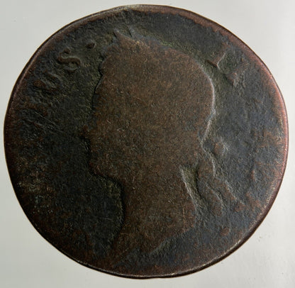1754 Irish Half - Penny Coin | Collectable Grade