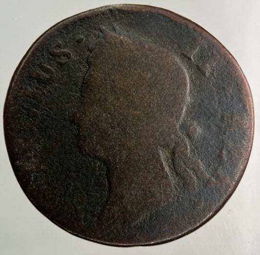 1754 Irish Half - Penny Coin | Collectable Grade