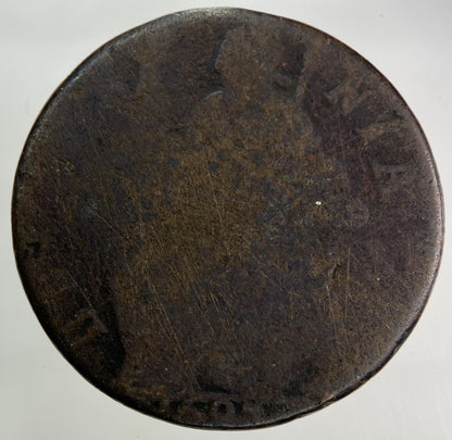 1695 William III 3rd Half - Penny Coin | Fair Grade