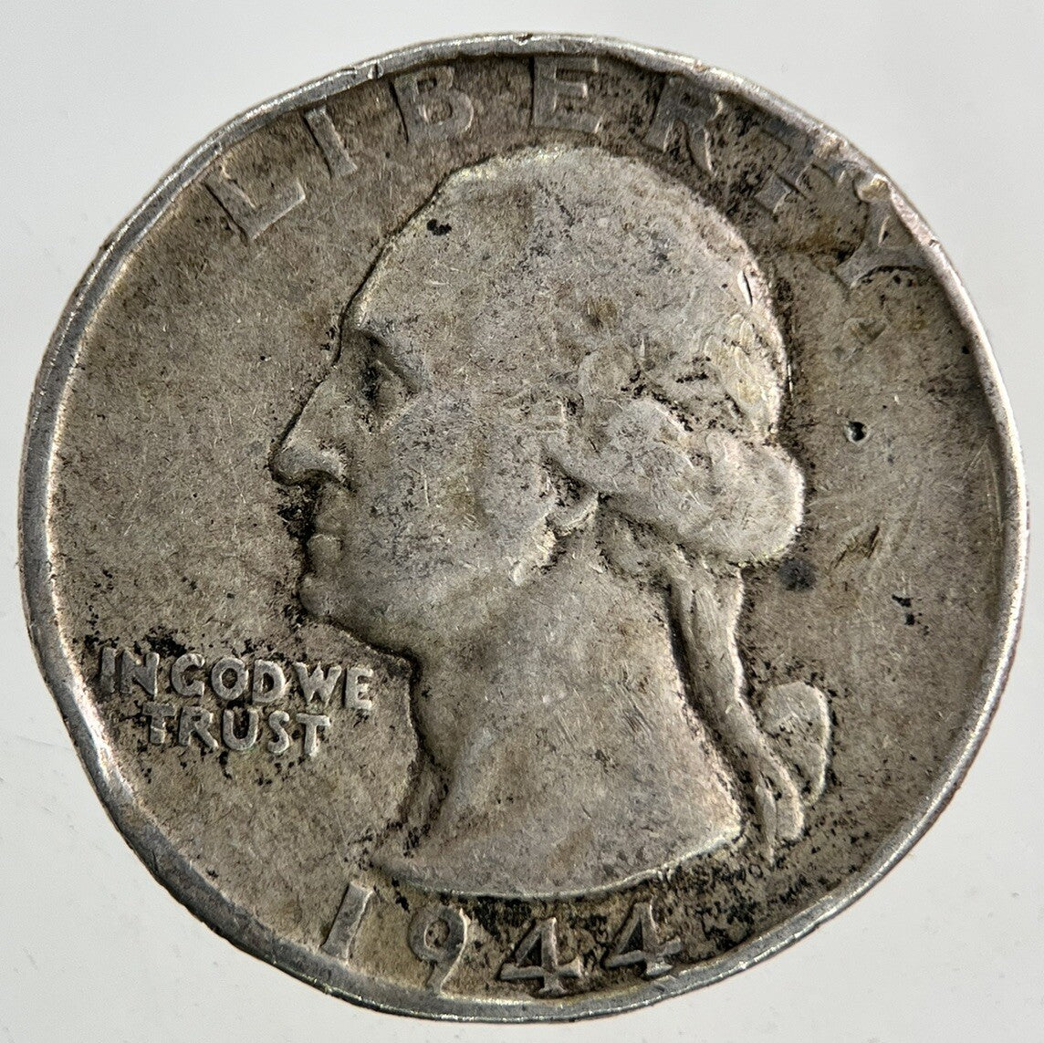 1944 US USA Quarter Dollar Silver Coin | Fine Collectable Grade