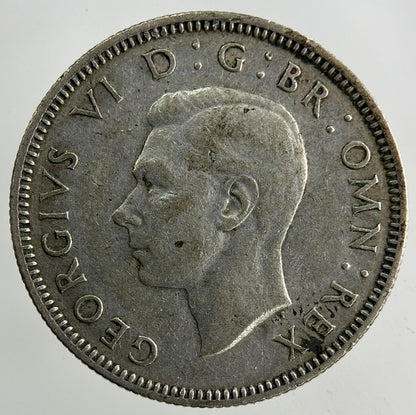 1944 George VI Shilling Silver Coin | Fine Collectable Grade
