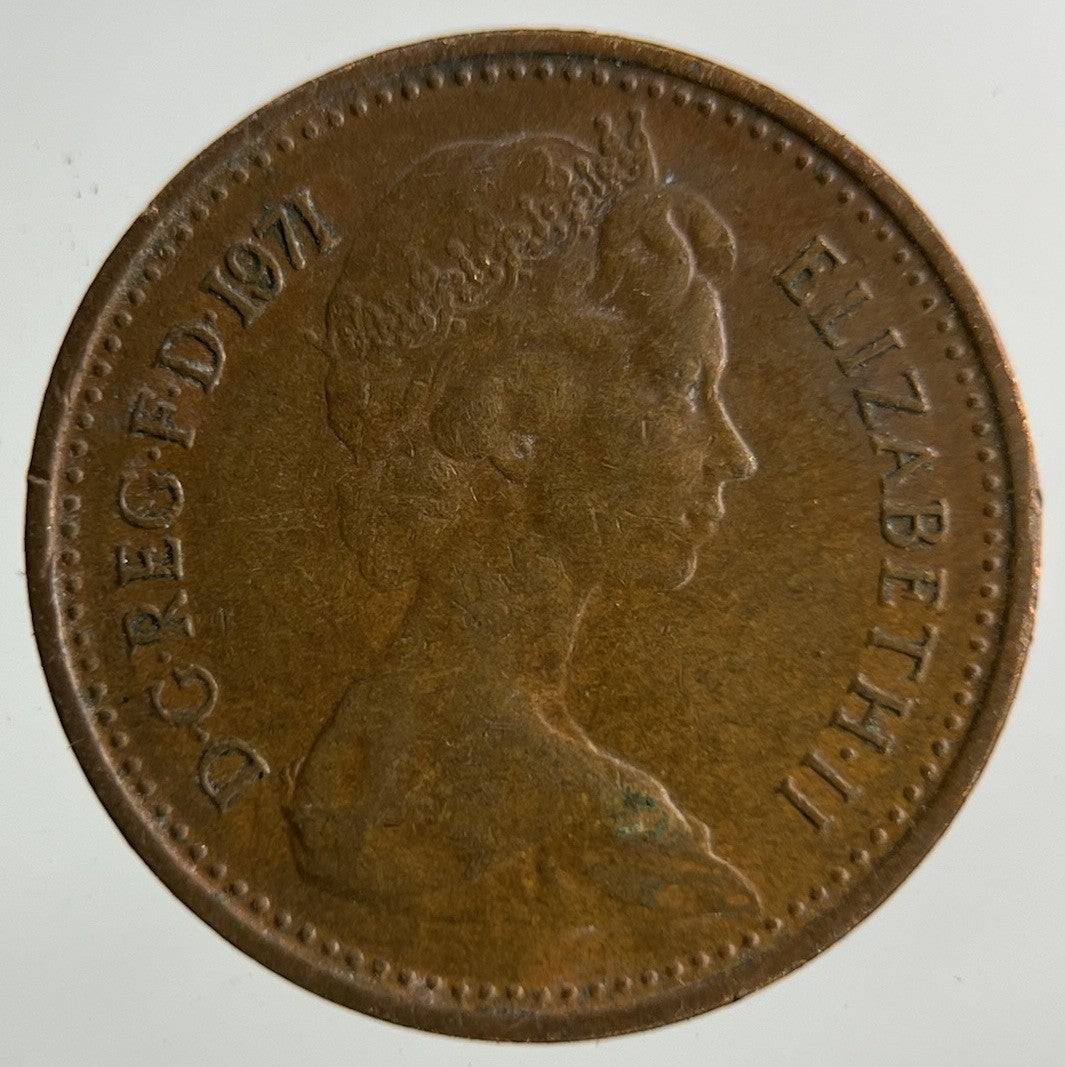 1971 Elizabeth II 2nd 1/2 Half - Penny Coin | Fine Collectable Grade