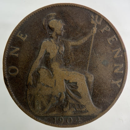 1904 Edward VII One Penny Coin | Collectable Grade