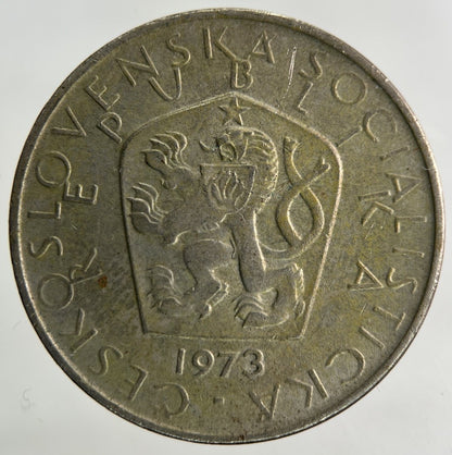 1973 Czech Republic 5 Korun Coin | Fine Collectable Grade