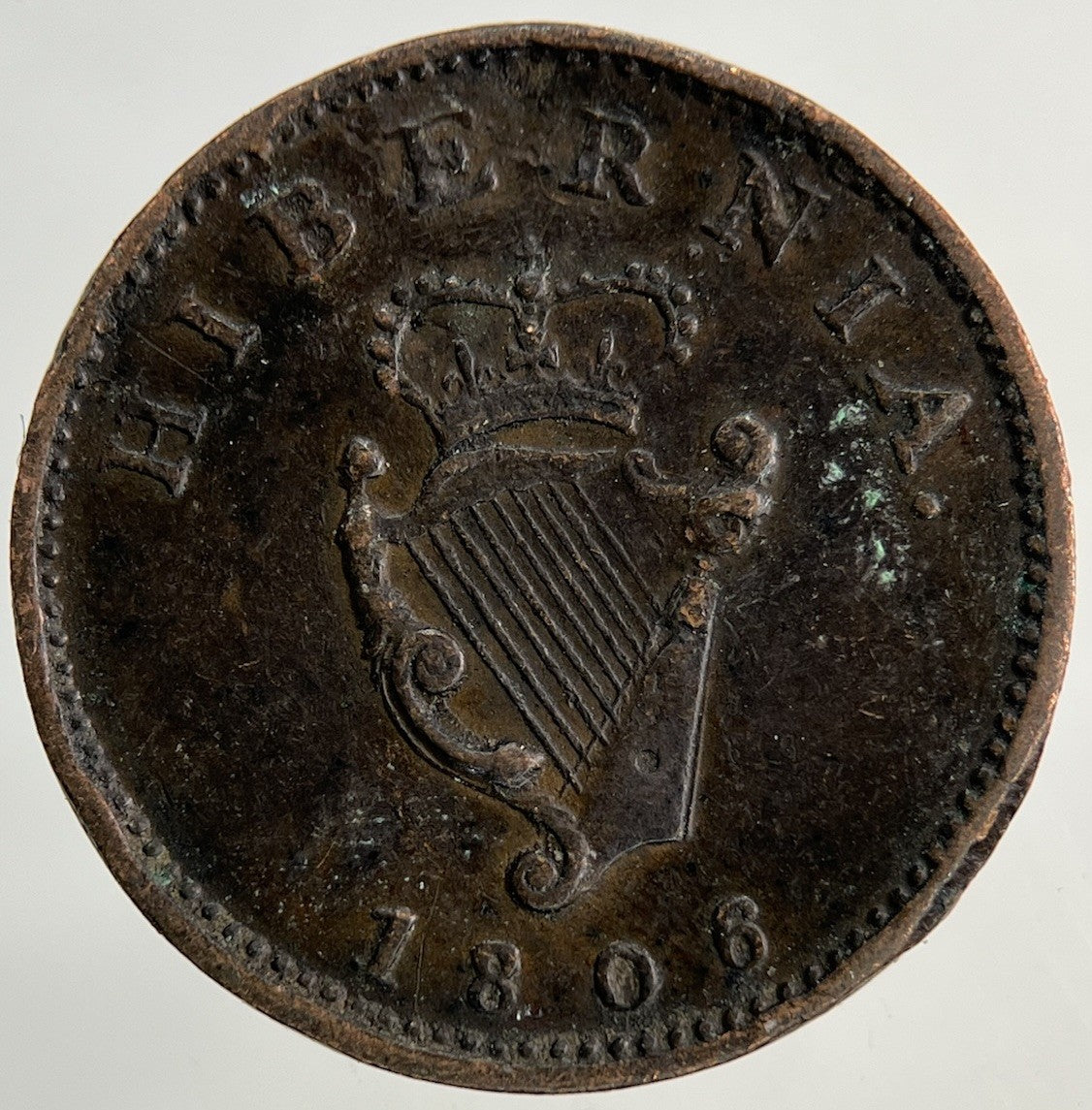 1806 Irish Farthing Coin | Very High Grade