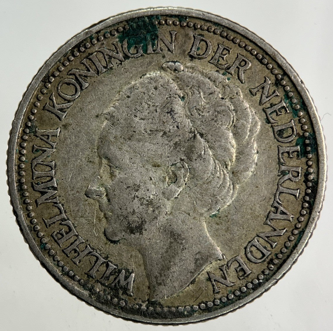 1941 Netherlands 25 Cents Silver Coin | Fine Collectable Grade