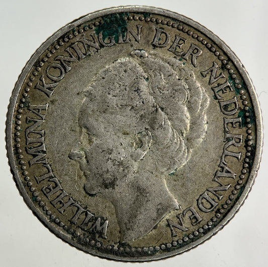 1941 Netherlands 25 Cents Silver Coin | Fine Collectable Grade