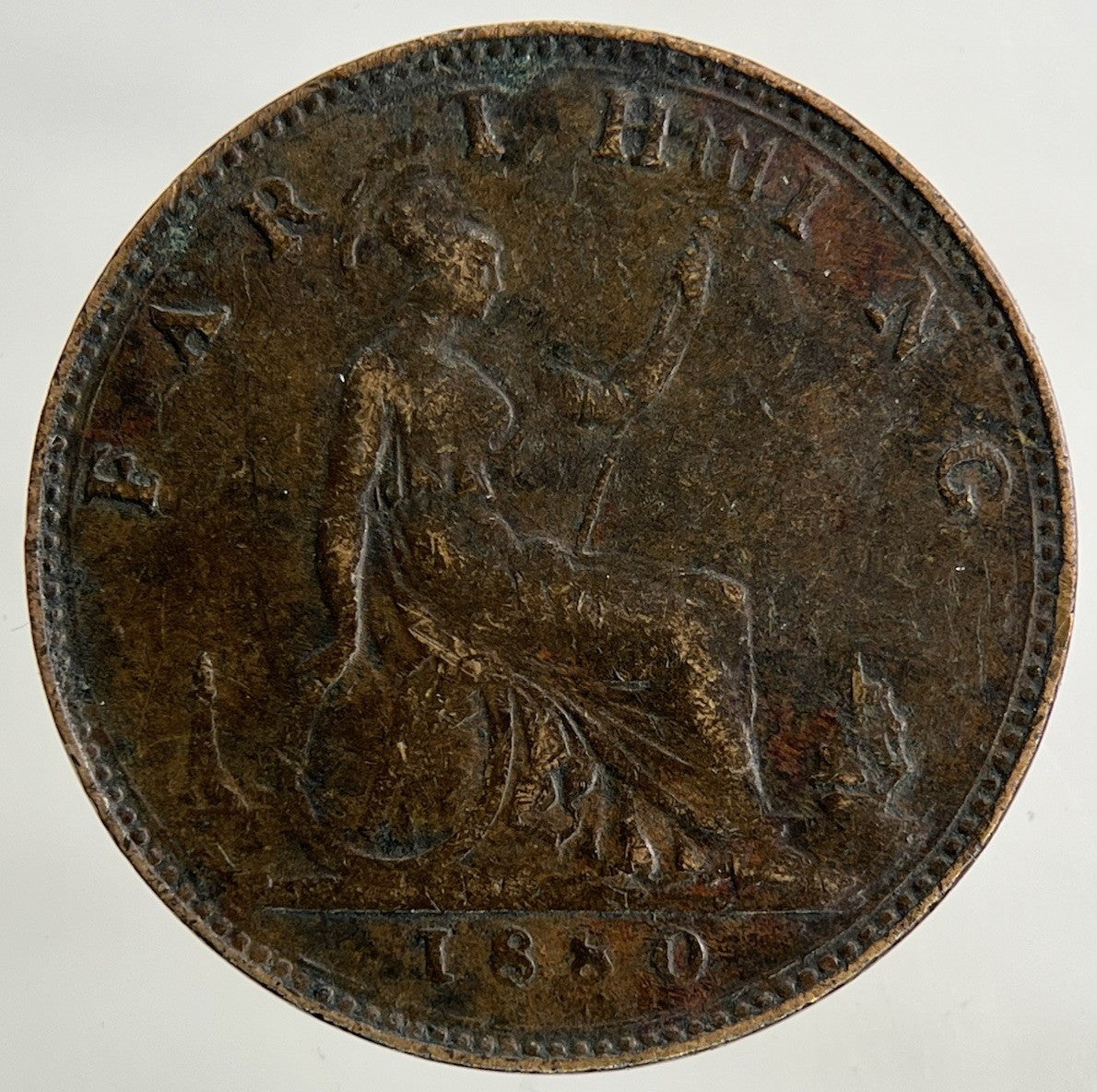 1880 Victoria Farthing Coin | Fine Collectable Grade