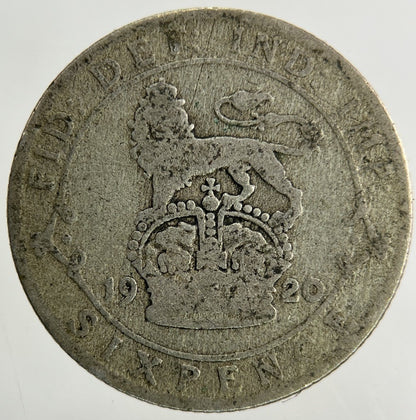 1920 George V Sixpence Silver Coin | Collectable Grade
