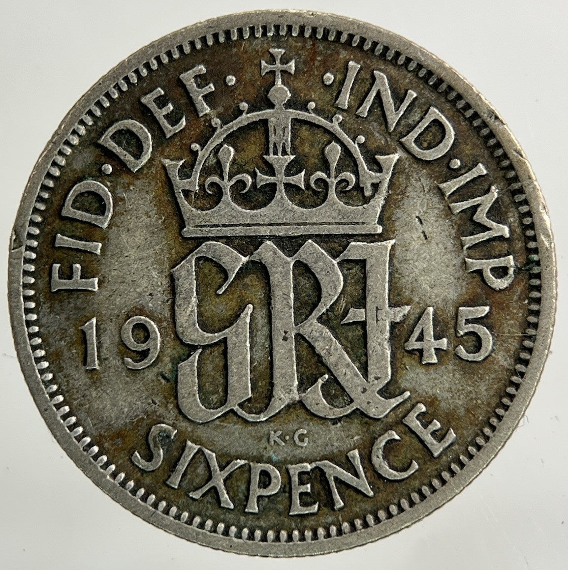 1945 George VI Sixpence Silver Coin | Collectable Grade