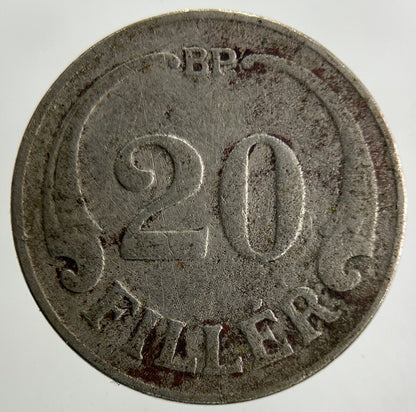 1926 Hungary 20 Filler Coin | Collectable Grade