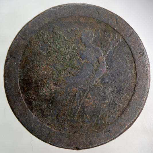 1797 George III 3rd Cartwheel One Penny Coin | Collectable Grade