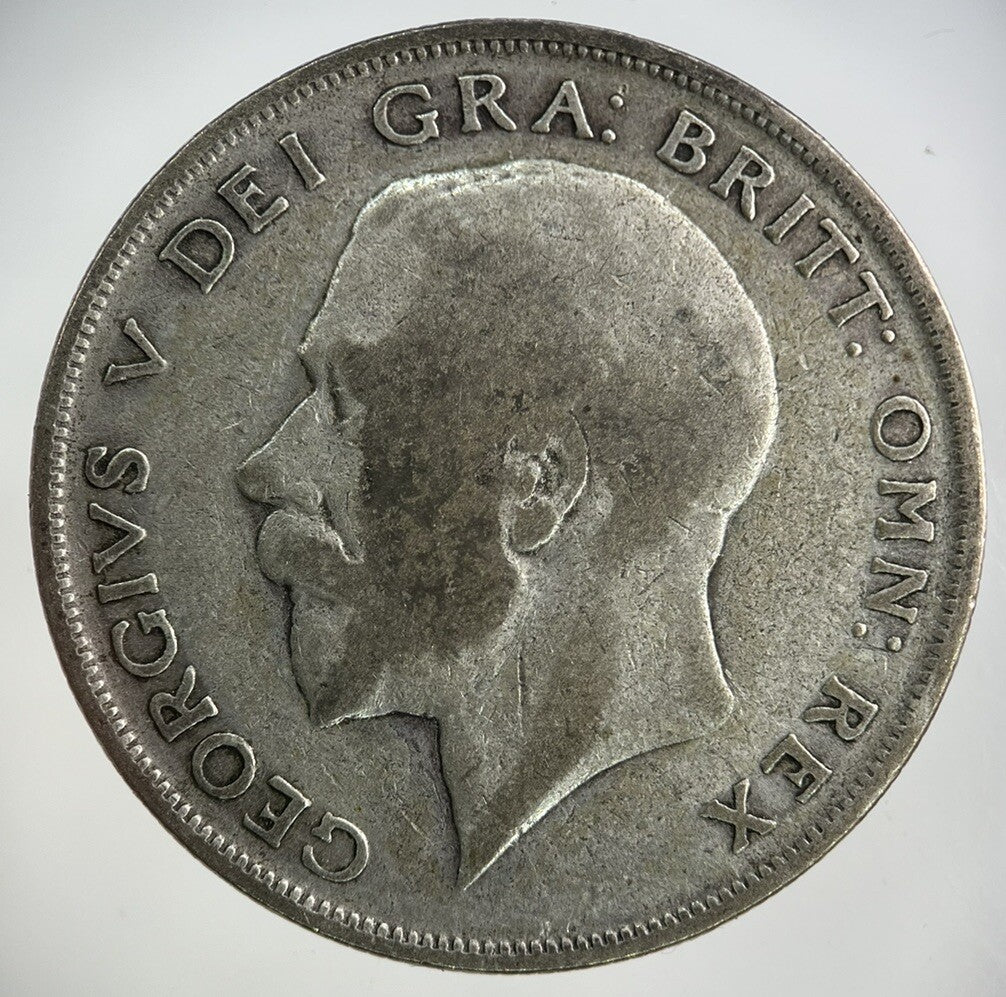 1923 George V Half - Crown Silver Coin | Fine Collectable Grade