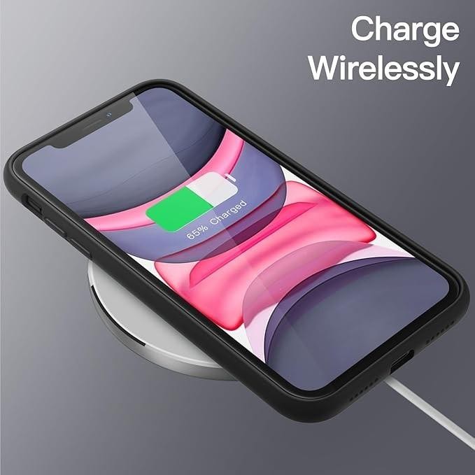 iPhone 11 Black Bumper Shockproof Silicone Protective Case