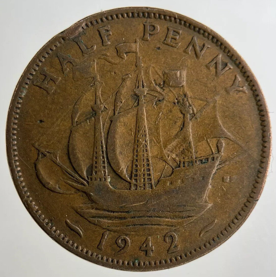 1942 George VI Half - Penny Coin | Collectable Grade