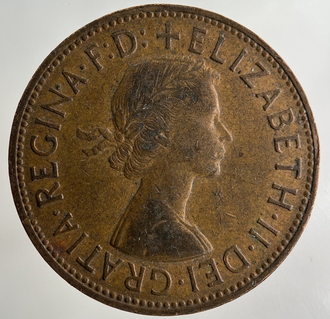 1961 Elizabeth II 2nd One Penny Coin | Fine Collectable Grade