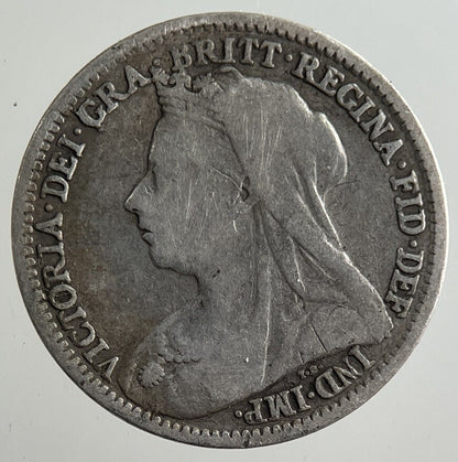 1897 Victoria Threepence Silver Coin | Fine Collectable Grade