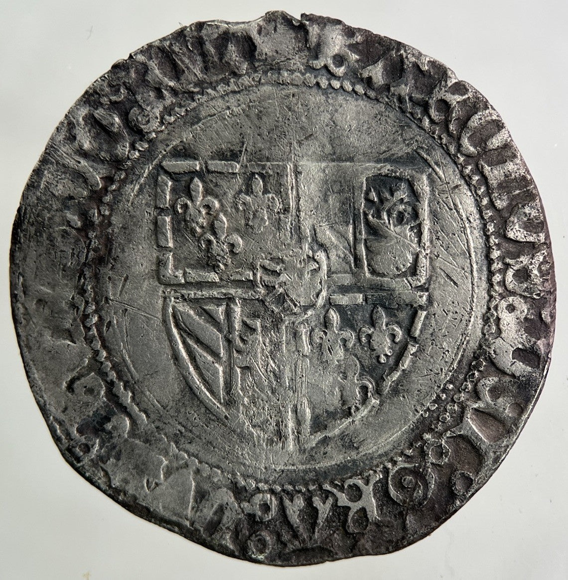 1467 - 77 Belgium Charles The Bold Flanders Double Patard Silver Coin | Fine Grade
