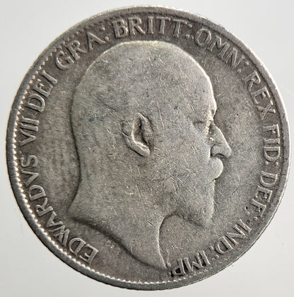 1909 Edward VII Sixpence Silver Coin | Collectable Grade | a3675