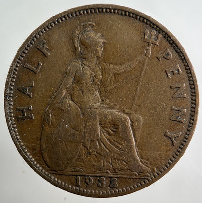 1933 George V Half - Penny Coin | Collectable Grade
