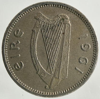 1961 Irish Threepence Coin | Fine Collectable Grade