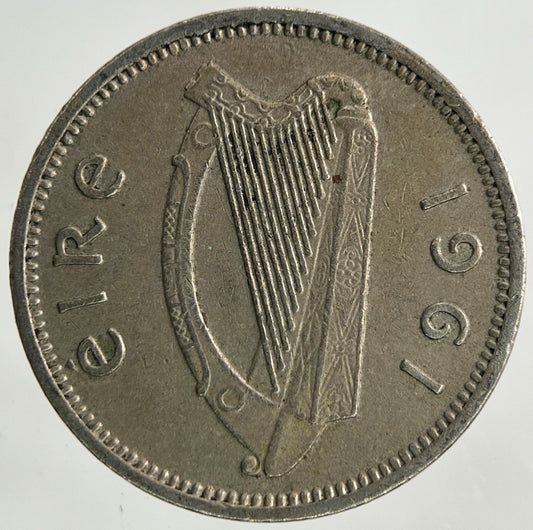 1961 Irish Threepence Coin | Fine Collectable Grade
