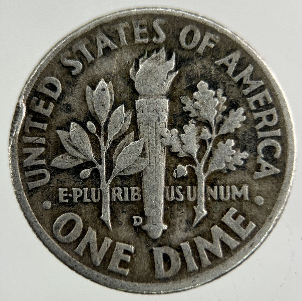 1952 - D US USA Roosevelt Dime Silver Coin | Collectable Grade