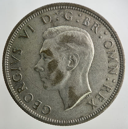 1946 George VI Half - Crown Silver Coin | Fine Collectable Grade