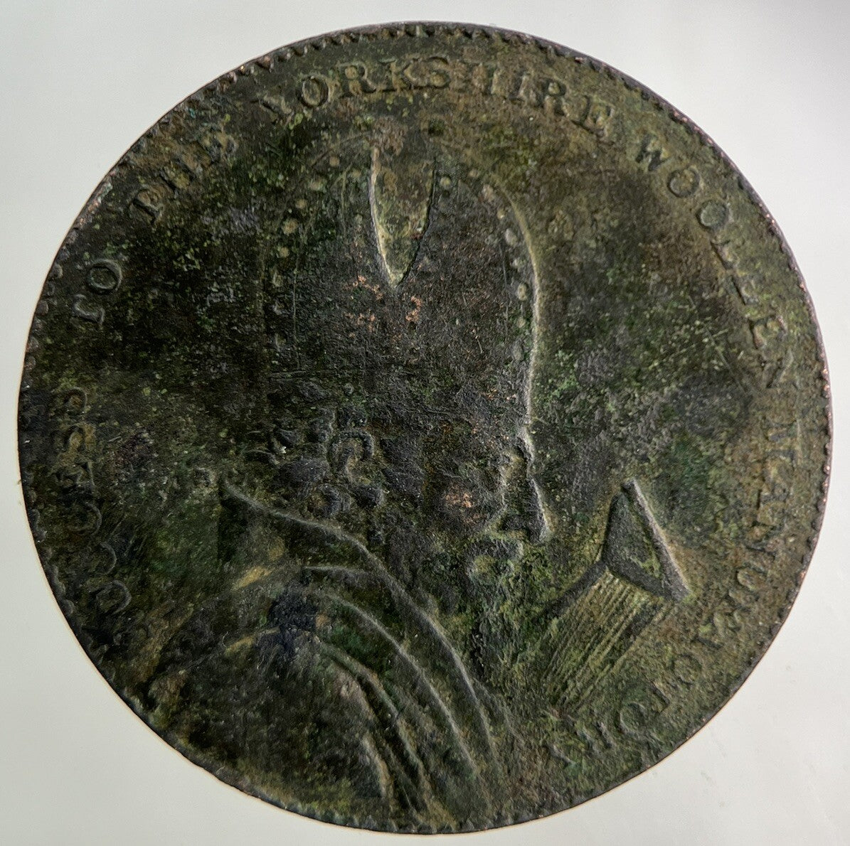 1793 Leeds Half - Penny Token Coin | Fine Collectable Grade