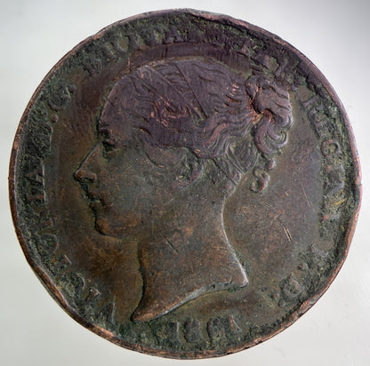 1861 Jersey 1/13 One Thirteenth Of A Shilling Coin | Fine Collectable Grade