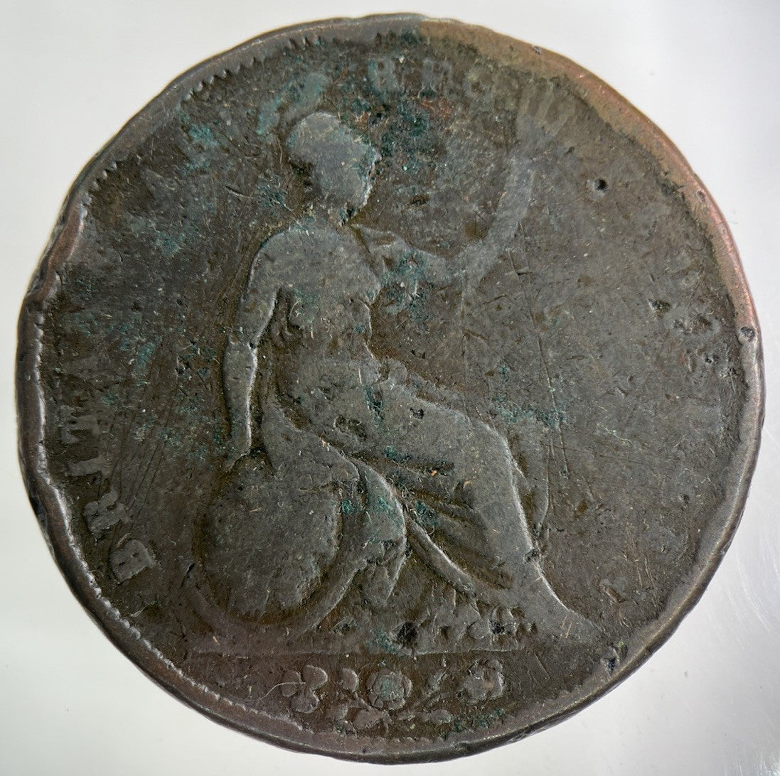 1853 Victoria One Penny Coin | Collectable Grade