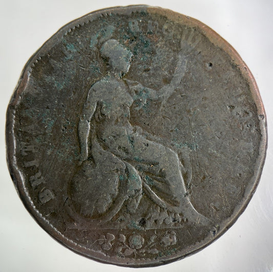 1853 Victoria One Penny Coin | Collectable Grade