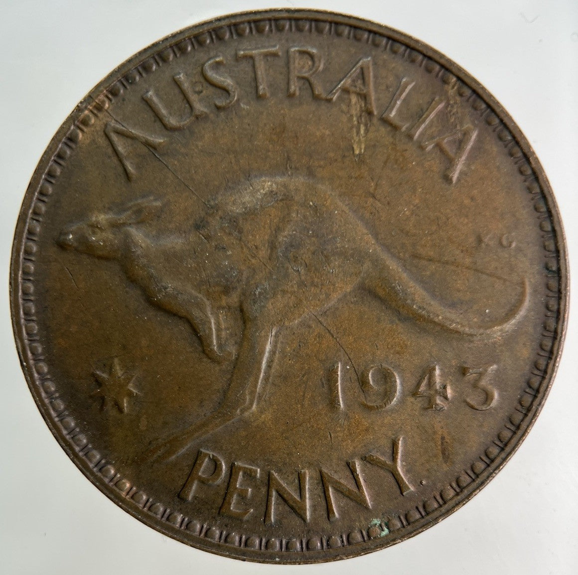 1943 Australia One Penny Coin | Fine Collectable Grade