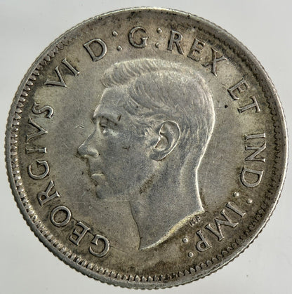 1940 - H Canada 25 Cents Silver Coin | Very High Grade