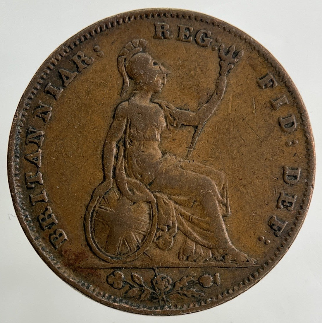 1853 Victoria Farthing Coin | Fine Collectable Grade