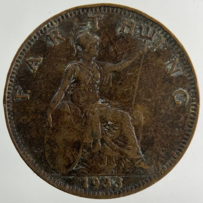 1933 George V Farthing Coin | Collectable Grade