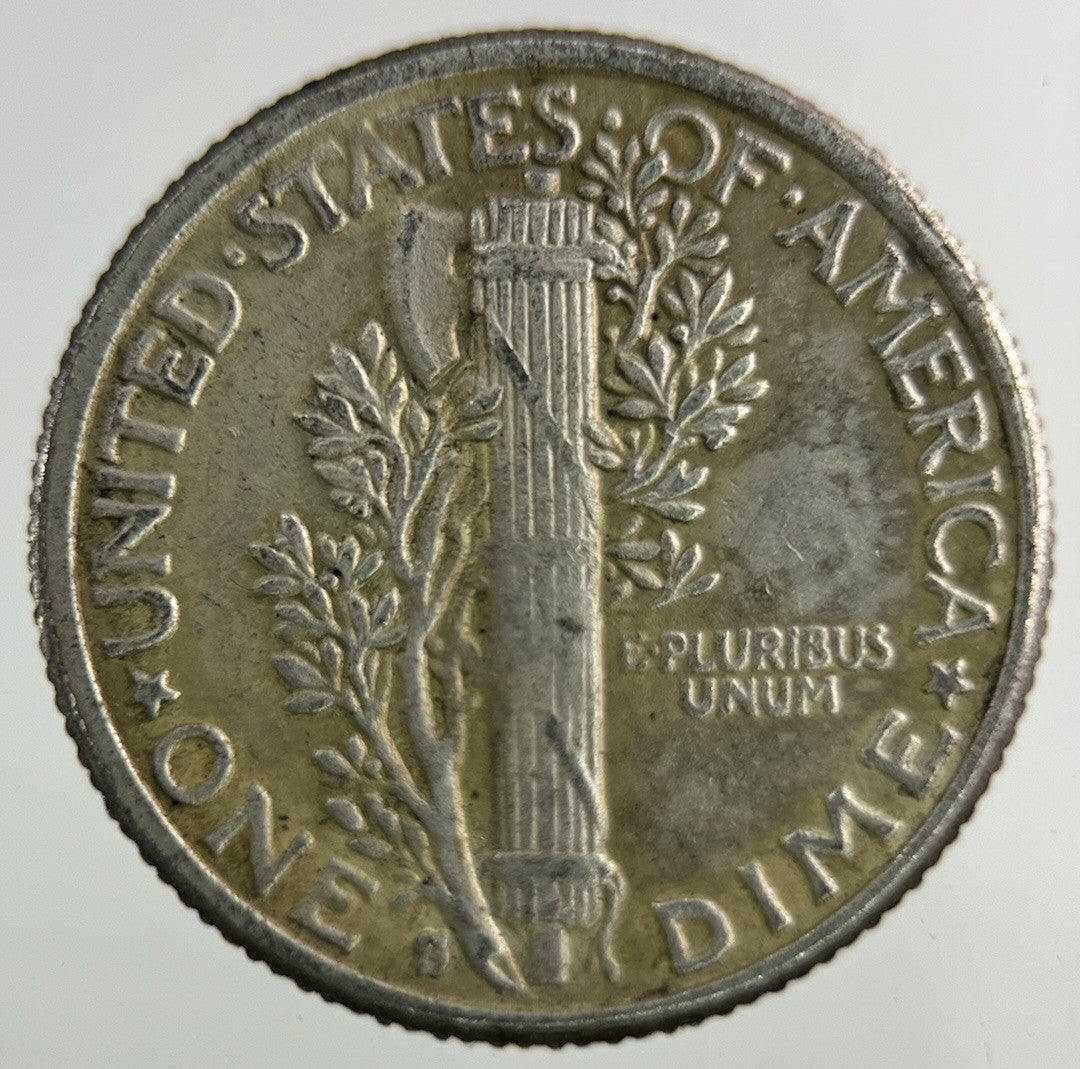1930 - S US USA Mercury Dime Silver Coin | Fine Collectable Grade