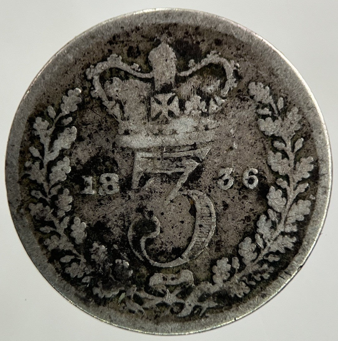 1836 William IV Threepence Silver Coin | Collectable Grade