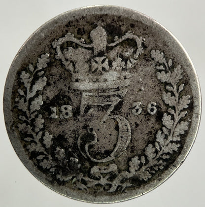 1836 William IV Threepence Silver Coin | Collectable Grade